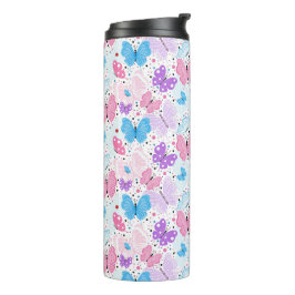 Butterfly Pattern Thermosbeker