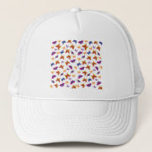 Butterfly Pattern Trucker Pet (Voorkant)