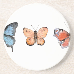 Butterfly Pattern Zandsteen Onderzetter