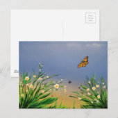 Butterfly Peace Briefkaart (Voorkant / Achterkant)