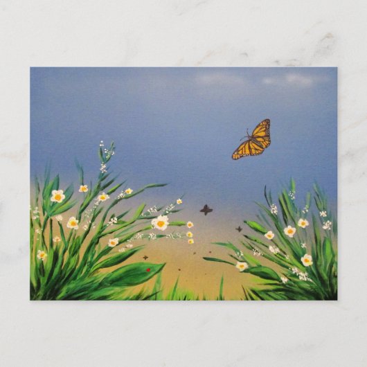 Butterfly Peace Briefkaart (Voorkant)