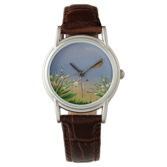 Butterfly Peace Horloge (Voorkant)