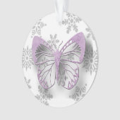 Butterfly Personal Message Kerstmis Ornament (voorkant)