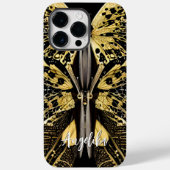 Butterfly Personalized Throw Blanket met naam Case-Mate iPhone Case (Achterkant)