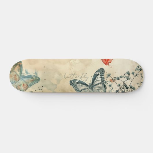 Butterfly Persoonlijk Skateboard (Horizontaal)