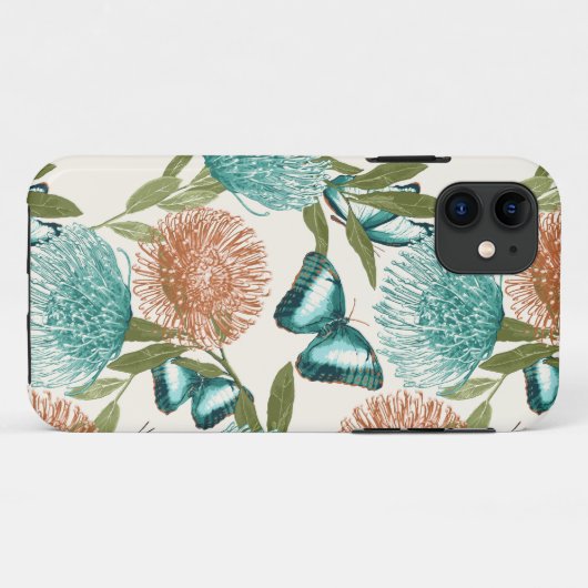 Butterfly Phone Protector Case-Mate iPhone Case (Achterkant (horizontaal))