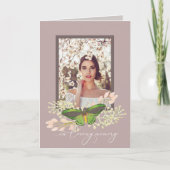 Butterfly Photo Memorial Folded Programme Programma (Voorkant)