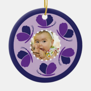 Butterfly Photo-Ornament Keramisch Ornament