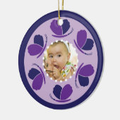 Butterfly Photo-Ornament Keramisch Ornament (Links)