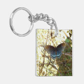 Butterfly Photo Sleutelhanger (Voorkant Links)