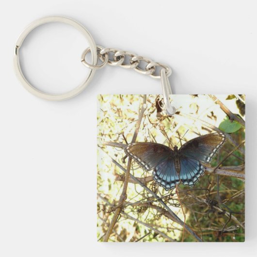 Butterfly Photo Sleutelhanger (Voorkant)