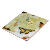 Butterfly Pietra Dura Tegeltje (Zijkant)