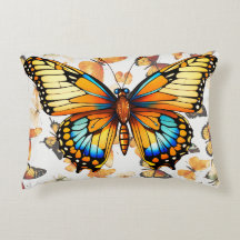 Butterfly Pillow – Elegante Natuur Geïnspireerd H