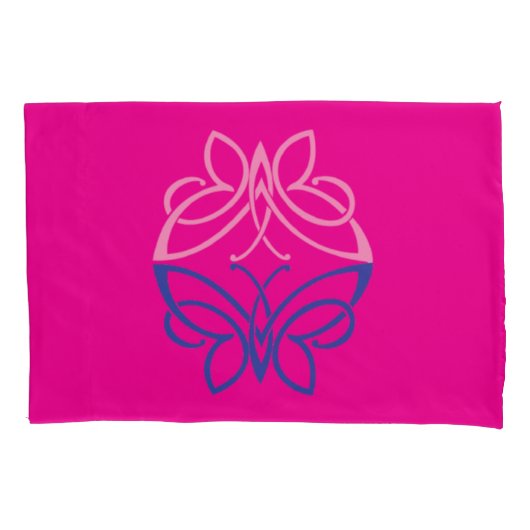 Butterfly Pillowcase Kussensloop (Voorkant-Links)