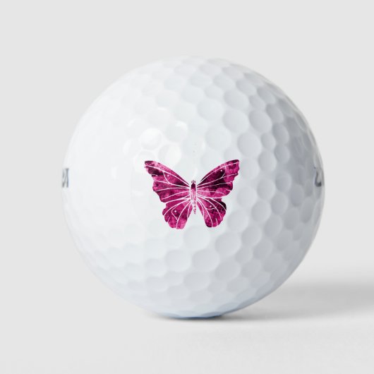 Butterfly Pink Clipart Cute Flying Wings Nature 1. Golfballen (Voorkant)