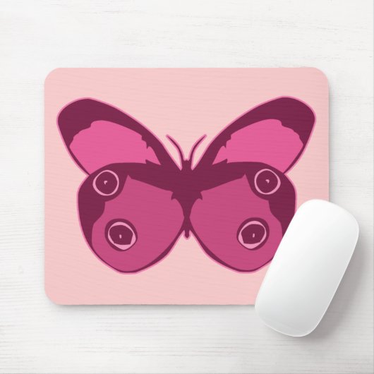 Butterfly Pinks Muismat (Met muis)