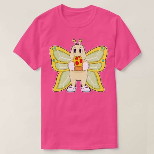 Butterfly Pizza T-shirt (Design voorkant)