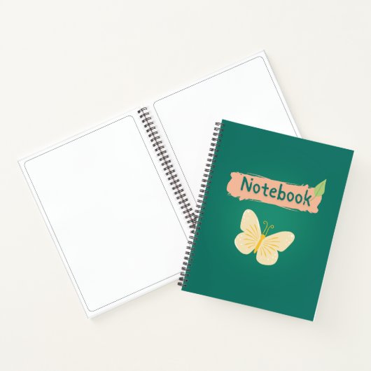 Butterfly Planner Notebook - Custom Gift for Her Notitieboek (Binnen)