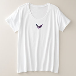 BUTTERFLY PLUS SIZE KATOEN T-Shirt