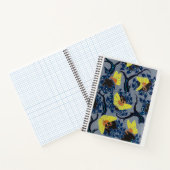 Butterfly Pochoir Pattern in Art Nouveau Notitieboek (Binnen)