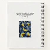 Butterfly Pochoir Pattern in Art Nouveau Notitieboek (Achterkant)