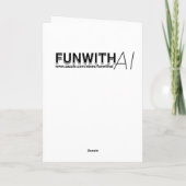 Butterfly Pocket Watch en Bloemen Verjaardag Kaart (Achterkant)