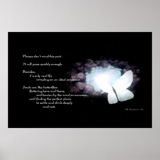 Butterfly Poem Poster (Voorkant)