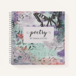 Butterfly Poetry Journal Notitieboek