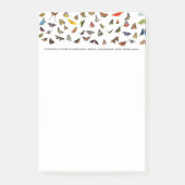 Butterfly Post-it® Notes (Voorkant)