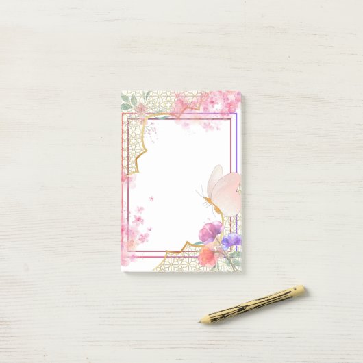 Butterfly Post-it Notes (Op bureau)