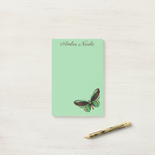 Butterfly Post-it® Notes (Op bureau)