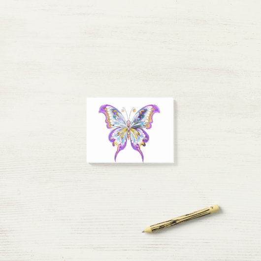 Butterfly Post-it® Notes (Op bureau)