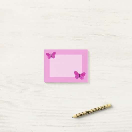 Butterfly Post-it® Notes (Op bureau)