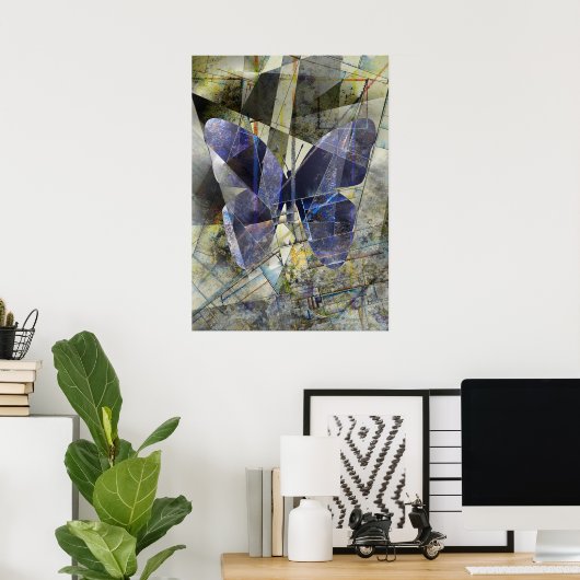 Butterfly Poster (Thuiskantoor)