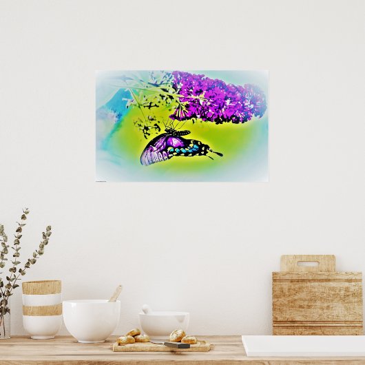 Butterfly Poster (Keuken)