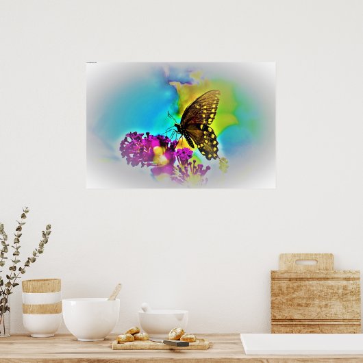 Butterfly Poster (Keuken)