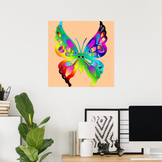 Butterfly Poster (Thuiskantoor)