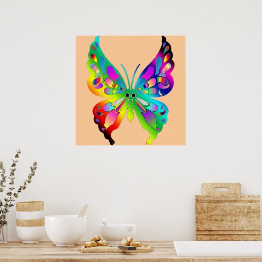 Butterfly Poster (Keuken)