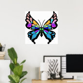 Butterfly Poster (Thuiskantoor)