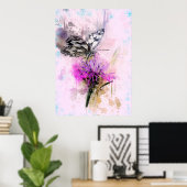 Butterfly Poster (Thuiskantoor)