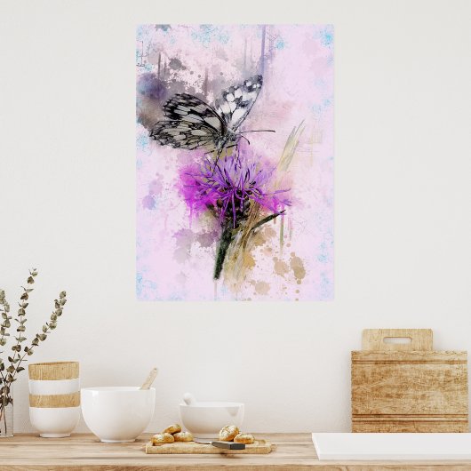 Butterfly Poster (Keuken)