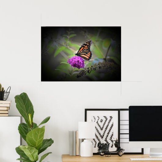 Butterfly Poster (Thuiskantoor)