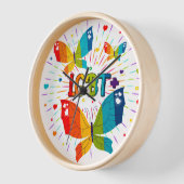 Butterfly Pride Love is liefde voor LGBT-bewustzij (Hoek)