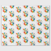 Butterfly Pride Love is liefde voor LGBT-bewustzij Cadeaupapier (Vlak)