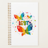 Butterfly Pride Love is liefde voor LGBT-bewustzij Planner (Voorkant)