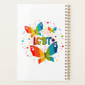 Butterfly Pride Love is liefde voor LGBT-bewustzij Planner (Achterkant)