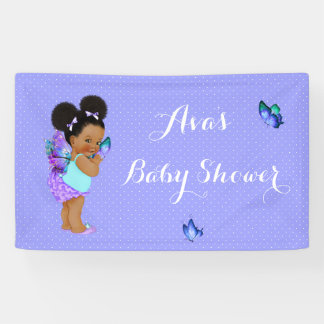 Butterfly Princess Baby Girl Paars Lavender Banne Spandoek