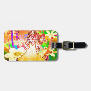 Butterfly Princess Bagagelabel