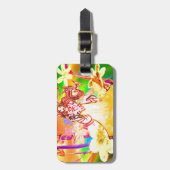 Butterfly Princess Bagagelabel (Voorkant verticaal)