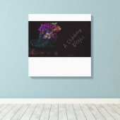 Butterfly Princess  Canvas Afdruk (Insitu (Houten vloer))